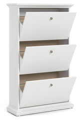 Paris Shoe Cabinet - White