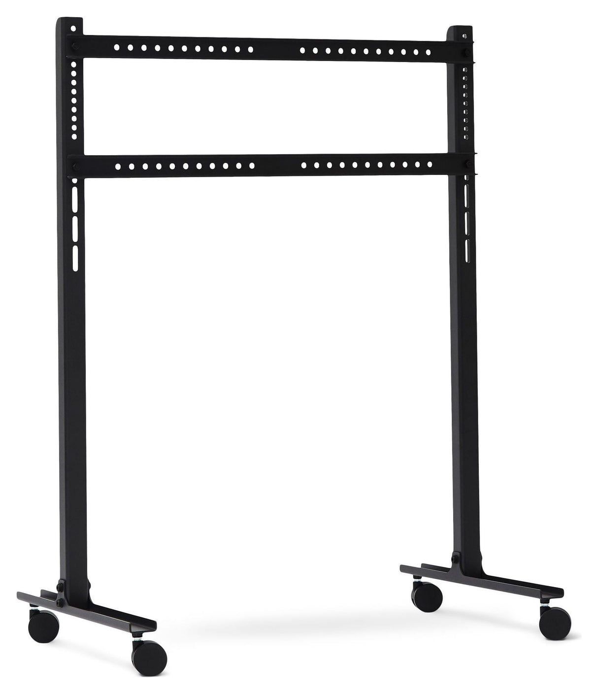 Straight Rollin' TV Stand for 40-70" w. wheels, Charcoal