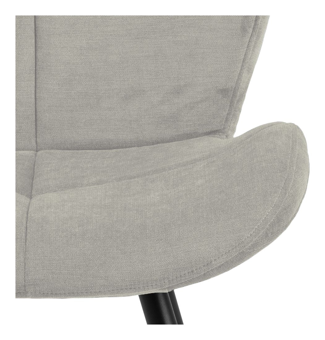 Petri Dining chair, Holly fabric sand