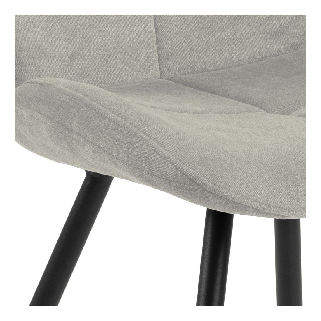 Petri Dining chair, Holly fabric sand