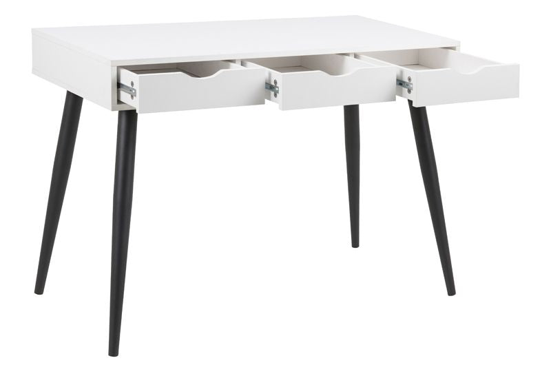 Piper Desk 110x50, White Melamine