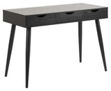 Piper Desk w/3 Drawers, Black