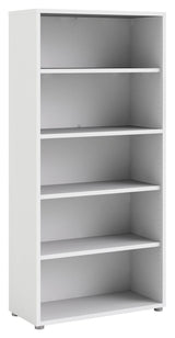 Prima Bookshelf - White w/4 shelves