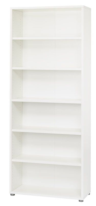 Prima Bookshelf - White w/5 shelves