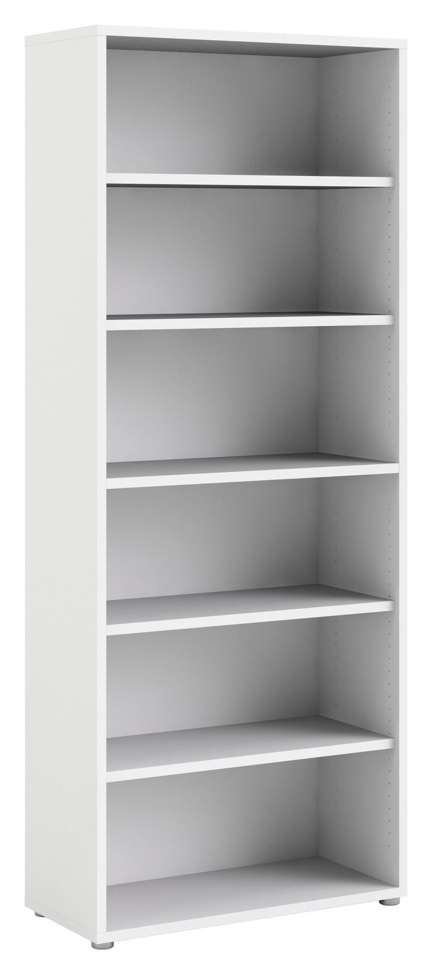 Prima Bookshelf - White w/5 shelves