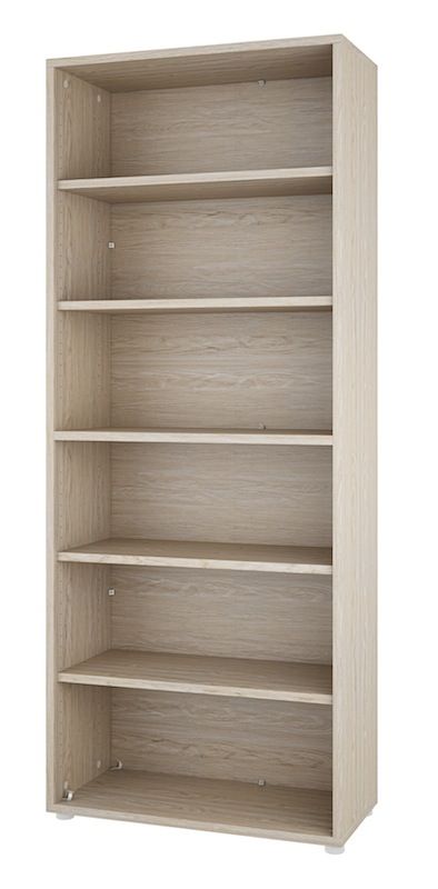 Prima Bookshelf - Light wood / Oak w/5 shelves