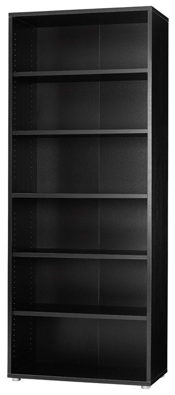 Prima Bookshelf - Black w/5 shelves