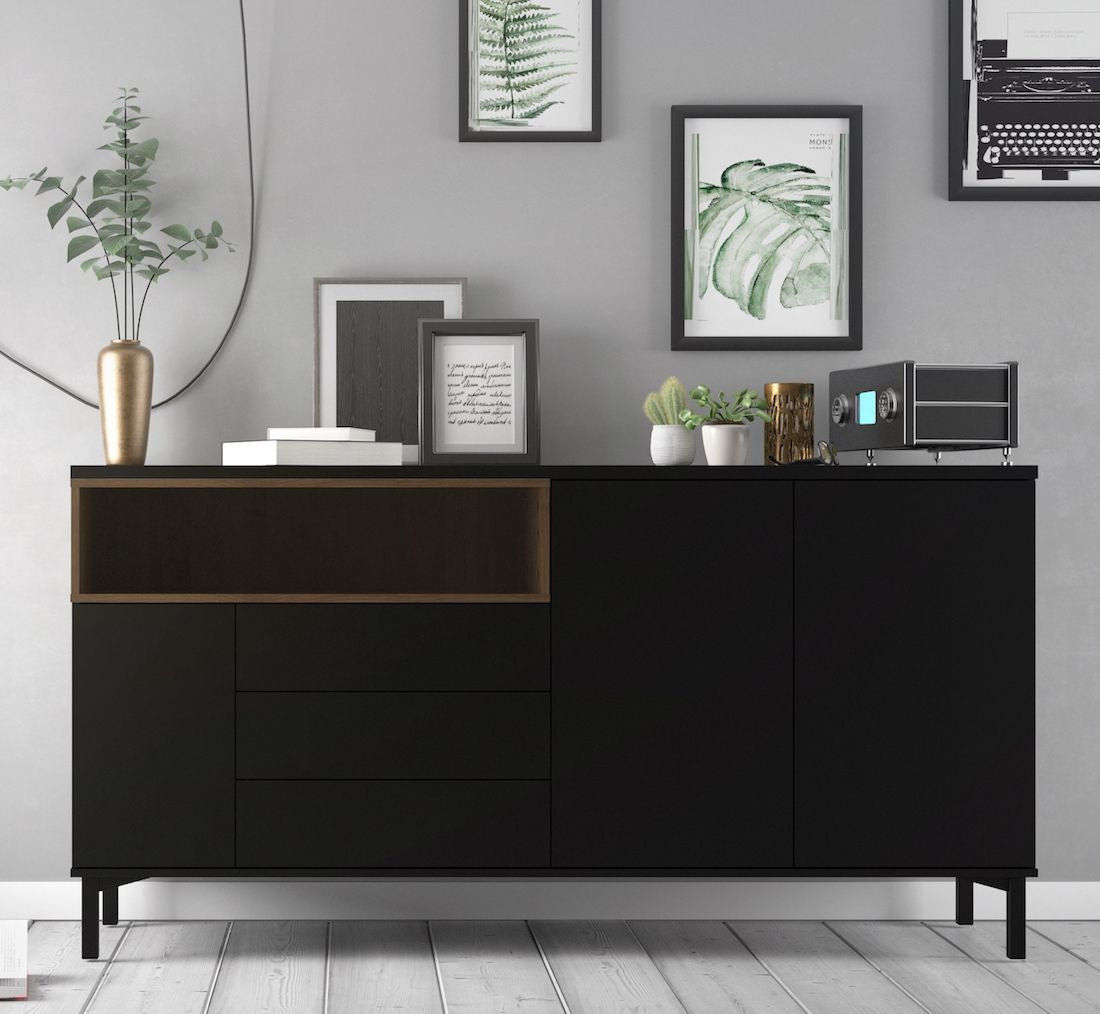 Roomers Sideboard 90x175 - Black