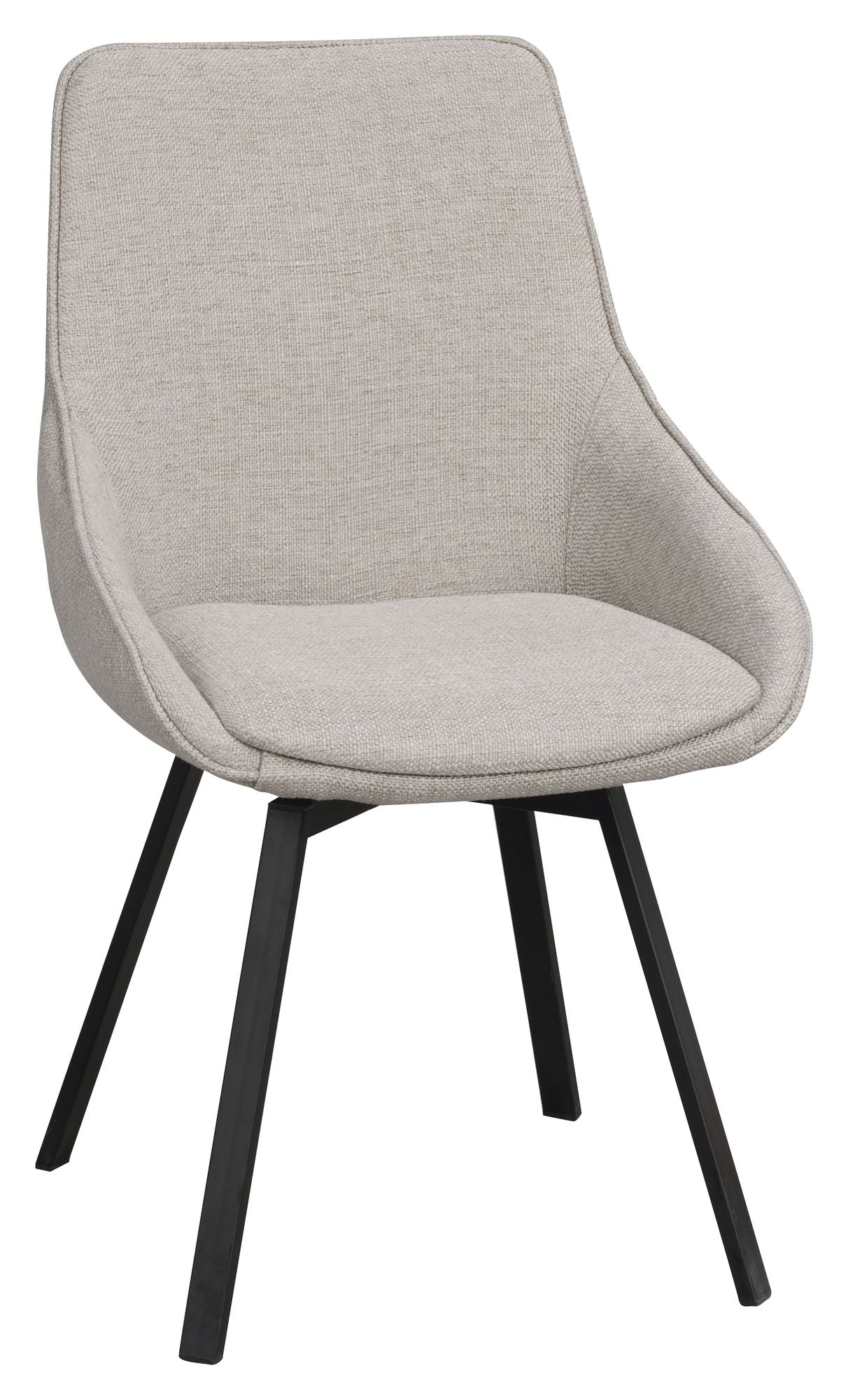 Alison Dining chair with swivel function, Beige