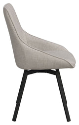 Alison Dining chair with swivel function, Beige