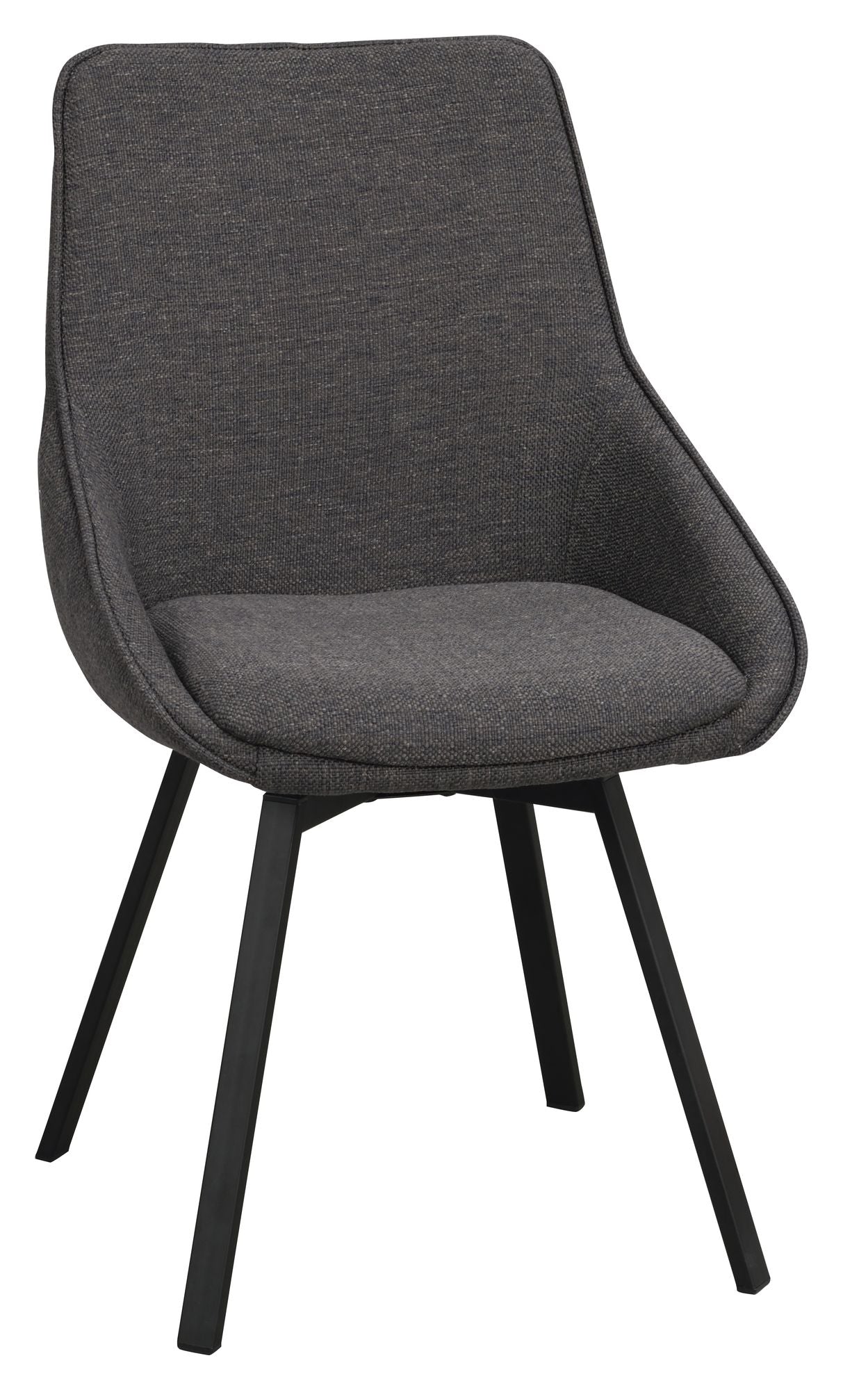 Alison Dining chair with swivel function, Gray