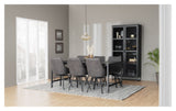 Alison Dining chair with swivel function, Gray