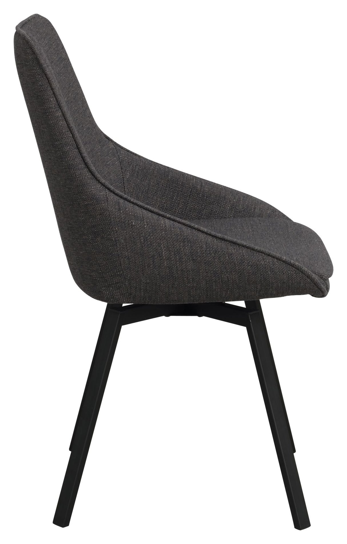 Alison Dining chair with swivel function, Gray