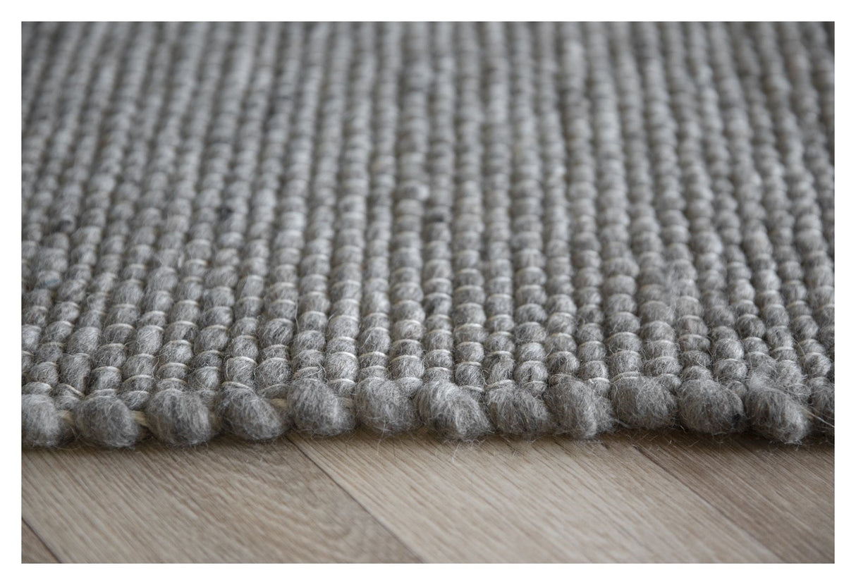 Auckland Wool Carpet, 200x290, Gray