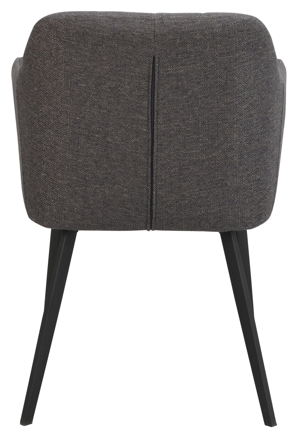 Bolton Dining chair with armrests - Gray Fabric