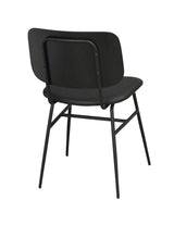 Brent Dining chair, Black ash