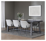 Brooklyn Dining table, brushed dark stained oak, 220x95