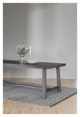 Brooklyn Dining table, brushed dark stained oak, 220x95