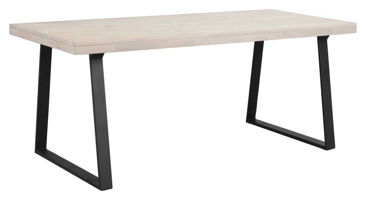 Brooklyn Dining table with U-legs - White pigment, 170x95