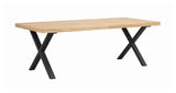 Brooklyn Dining table with X-legs - Oak, 170x95