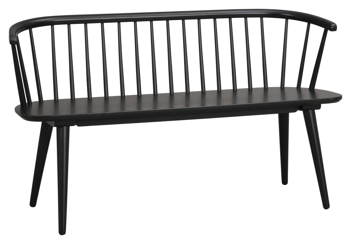 Carmen Sofa bench B134 cm, Black