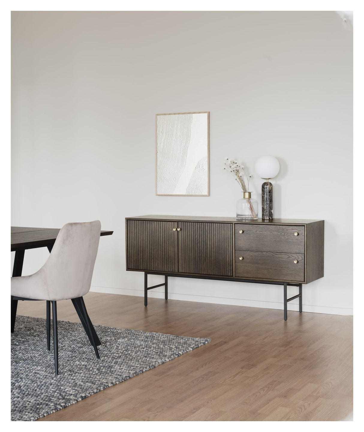 Clearbrook Sideboard, stained oak veneer