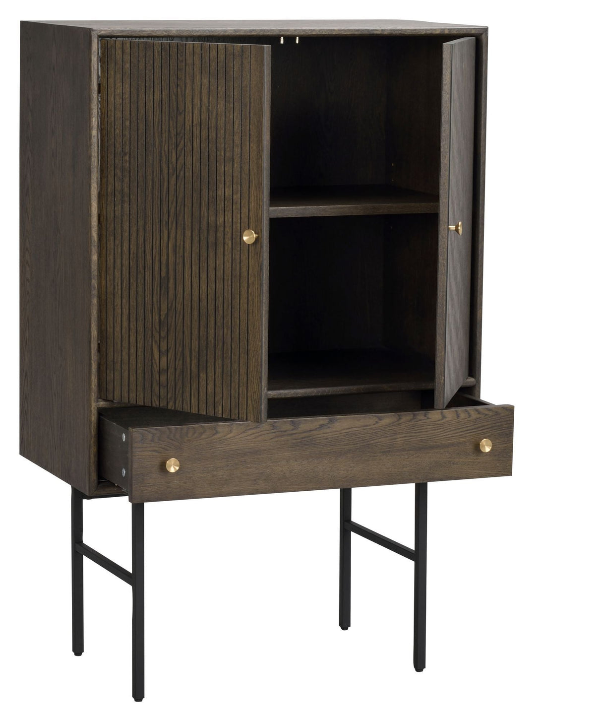 Clearbrook Wine cabinet, stained oak veneer