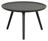 Daisy Coffee table, Black lacquered, Ø55