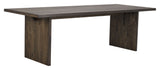 Emmett Dining Table, 240, Brown oak