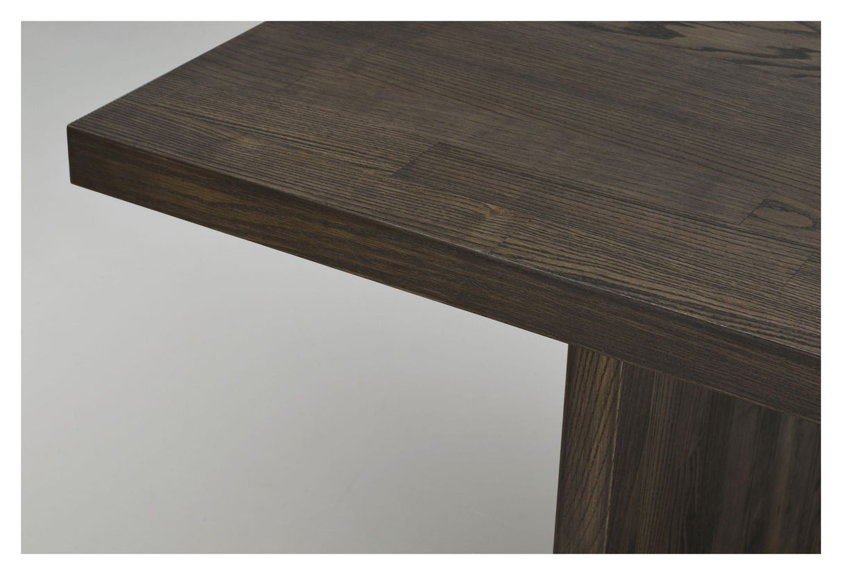 Emmett Dining Table, 240, Brown oak