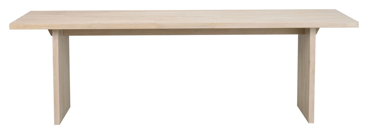 Emmett Dining table, 240, white pigmented oak