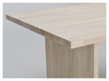 Emmett Dining table, 240, white pigmented oak