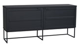 Everett Sideboard B160 cm - Black - 100%® certified wood