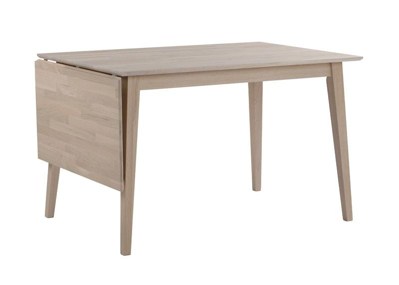 Filippa Folding table - White pigment oak - 120x80