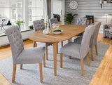 Filippa Oval Dining Table - Oiled Oak, 170x105