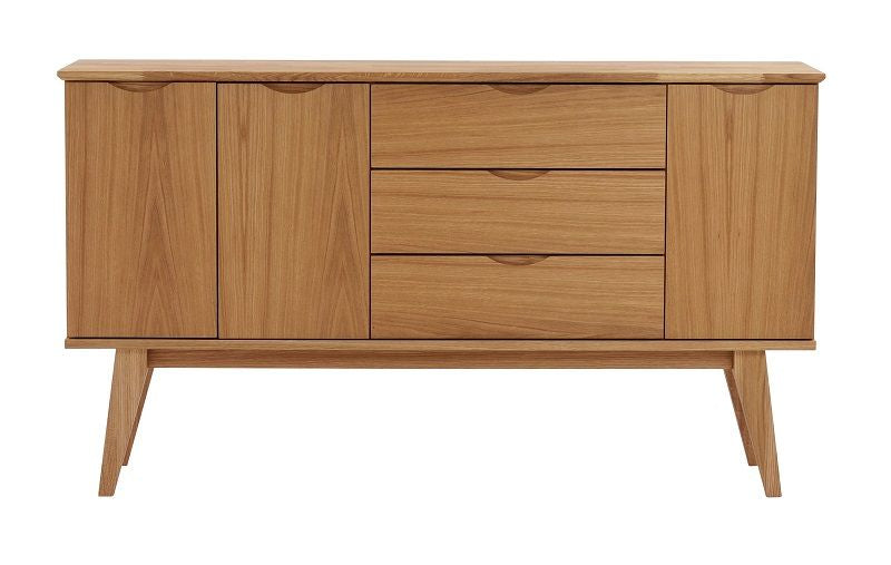 Filippa Sideboard, 3 drawers, oak veneer