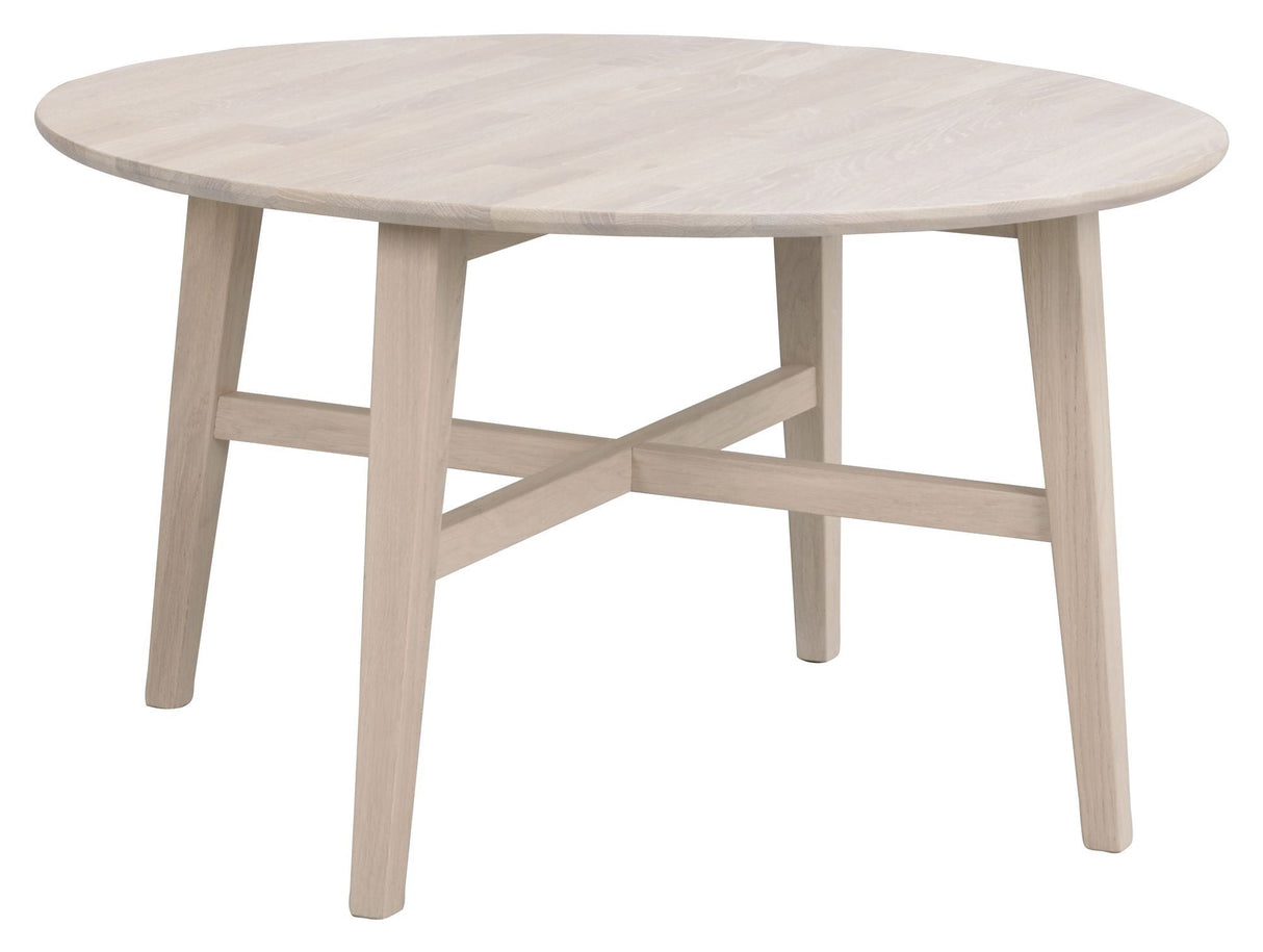 Filippa Coffee table - White pigment, Ø90