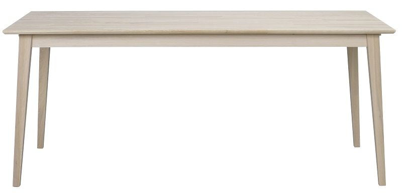 Filippa Dining table - White pigment oak - 180x90