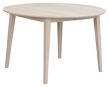 Filippa Dining table - White pigment, Ø120/Ø165