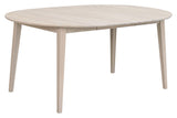 Filippa Dining table - White pigment, Ø120/Ø165