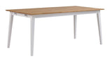 Filippa Dining table - Oiled oak/white - 180x90