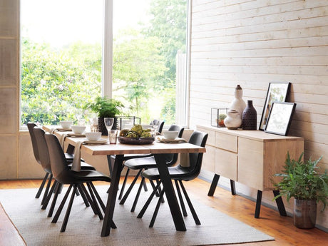 Fred Sideboard, brushed white-washed oak