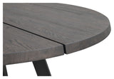 Fred Dining Table - Dark Brown Oak, Ø160