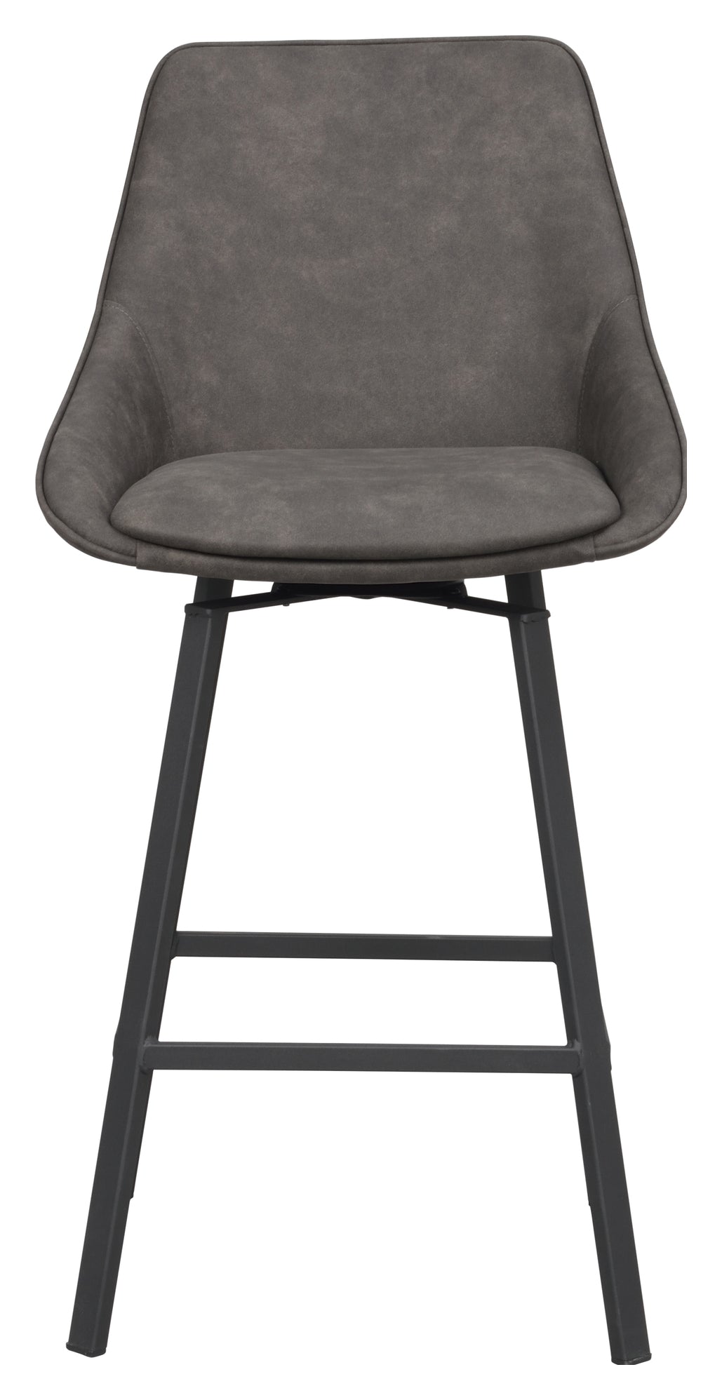 Alison, bar stool - gray/black