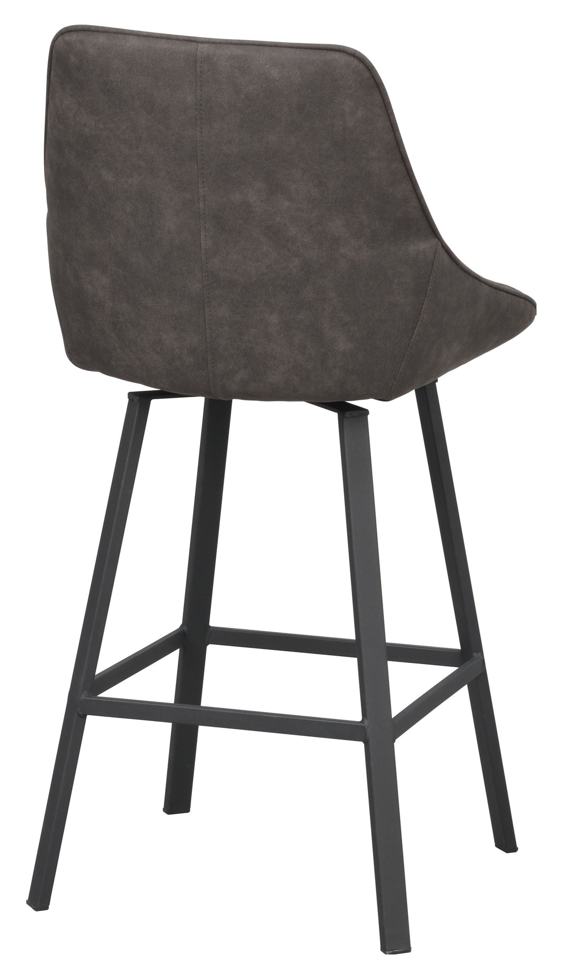 Alison, bar stool - gray/black