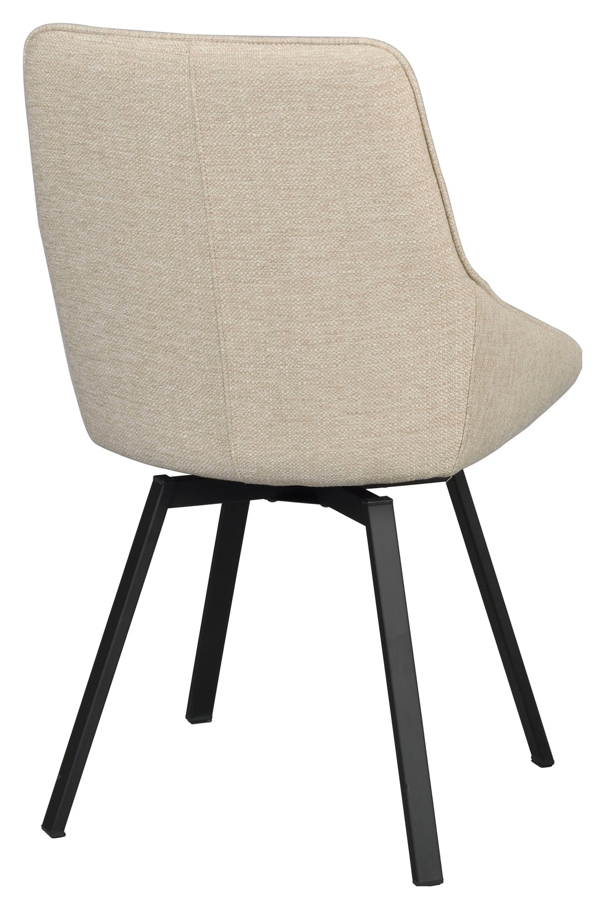 Alison, dining chair - light beige/black