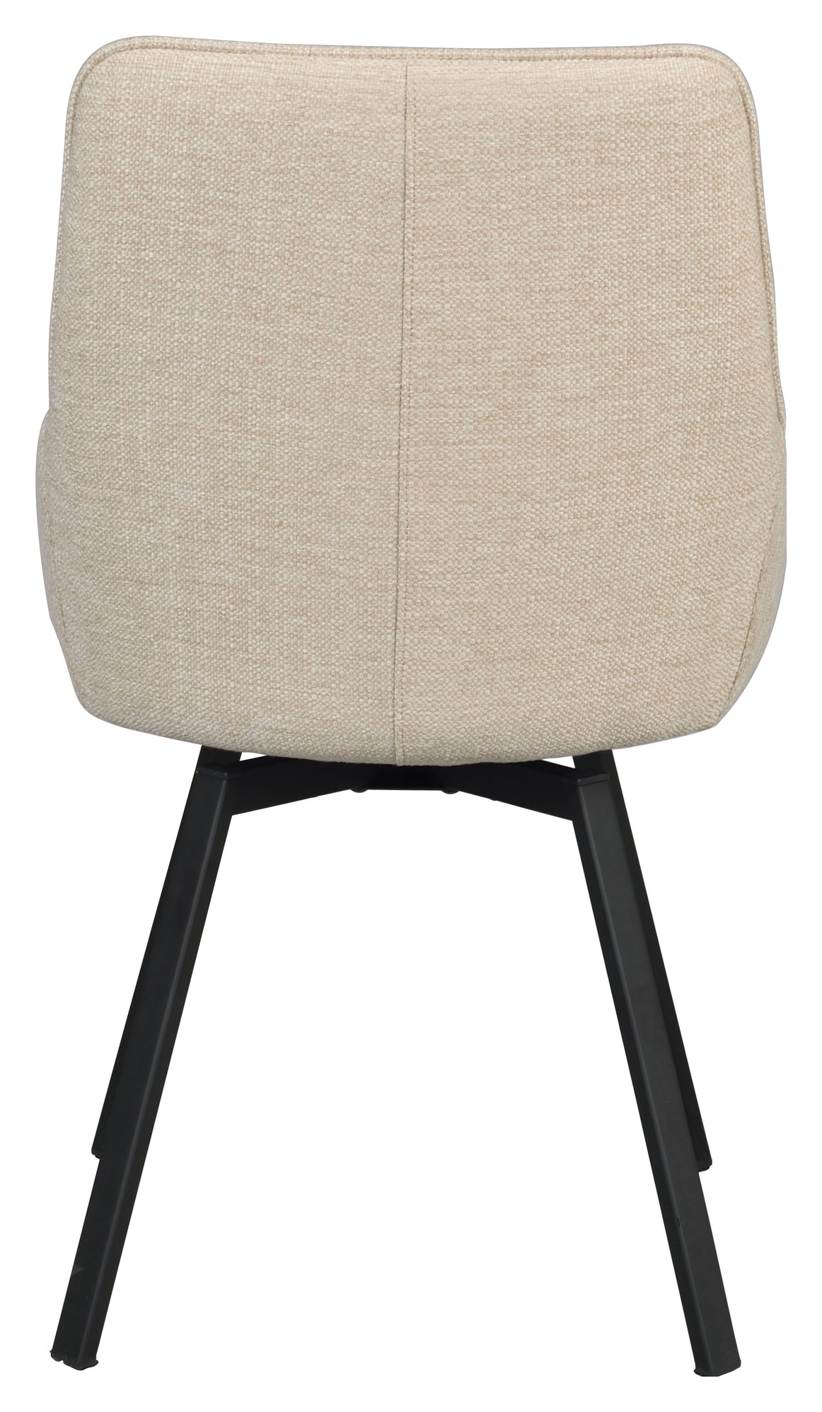 Alison, dining chair - light beige/black