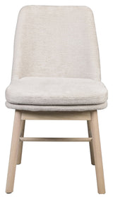 Amesbury, dining chair - light beige/light oak