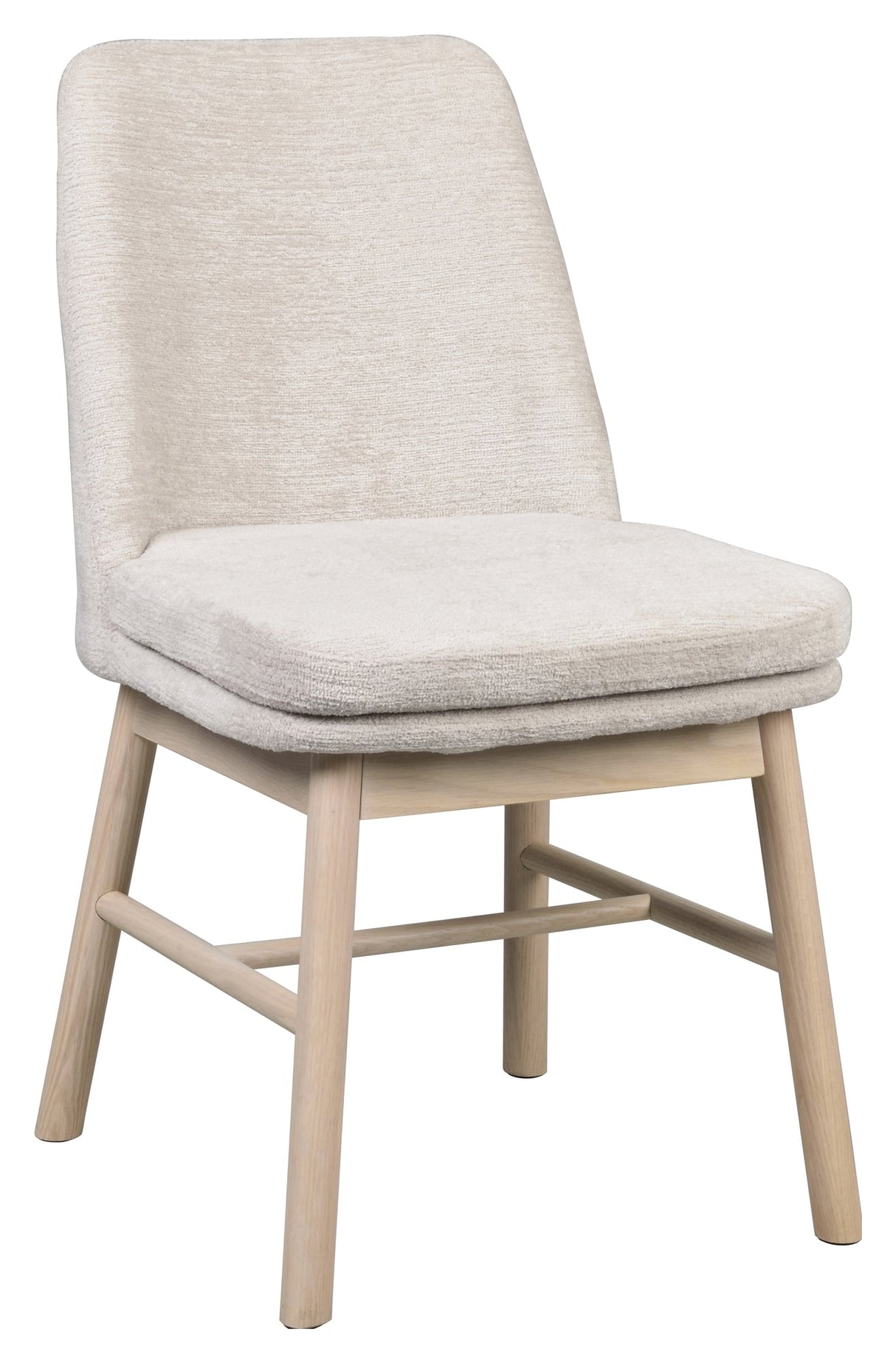 Amesbury, dining chair - light beige/light oak