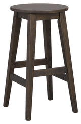 Austin, bar stool - brown/oak